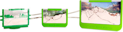 Uncle Milton Ant Farm Antopia Rainforest Ant Habitat - Observe Live Ants - STEM -Nature Learning Toy Green For 6 - 15 years