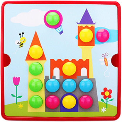 Creative Pegboard Game Set for Toddlers and Preschoolers, Style E
