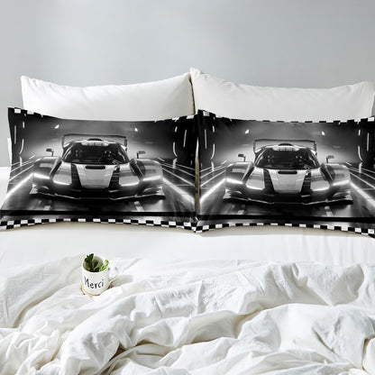 Feelyou Drum Kit Bedding Set Musical Instruments Sheets for Kids Boys Girls Classical Rock Music Bed Sheets Vinyl Record Sheets Set Bedroom Collection 4Pcs Full Size