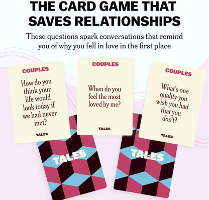 TALES 150 Conversation Cards, Friends Edition, Fun Friend Games for Adults, Teens, Kids, Perfect for Parties, Game Nights, Gifts & Gatherings, Conversations with Friends, Meaningful Connections