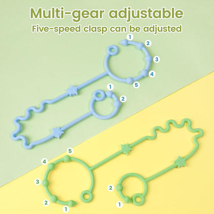 Toy Straps for Baby,RTMOK Silicone Setpacifier Clip,Applies to Car Seat Toy,Teether Toy,High Chair,Stroller Accessories,Baby Toy Clips,Cribs,Rocking Chair