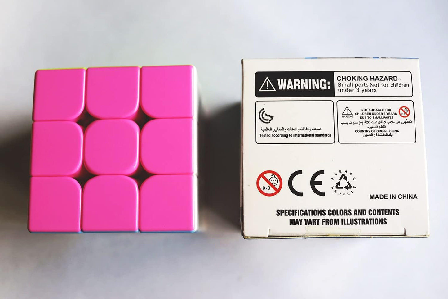 Speed Cube 3x3 Magic Cube 3x3x3 (56mm) Educational Puzzles Toys for Kids and Adult