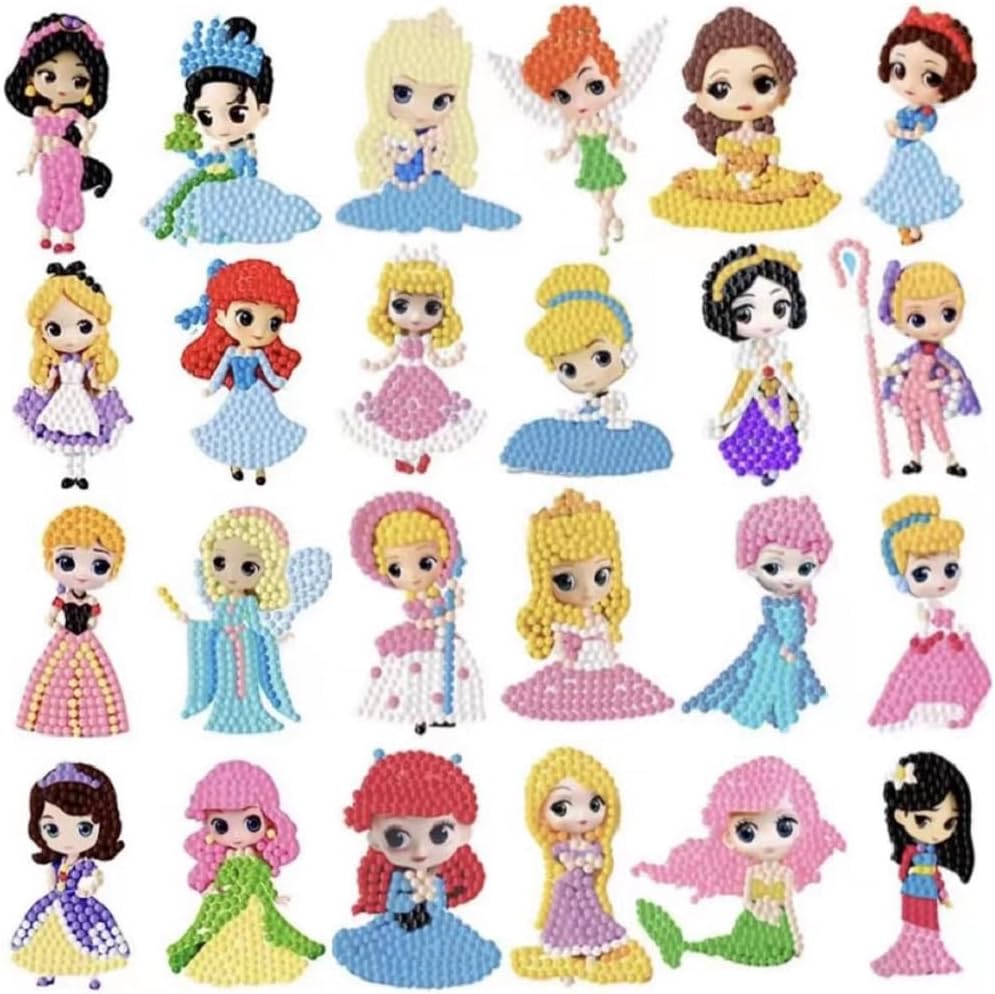 FONYANE Diamond Art for Kids & Girls & Boys,Gem Art Animal Stickers Craft Kit for Kids Ages 4-6-8-10-12,Arts & Crafts for Boys Girls Birthday Party Gift Toy