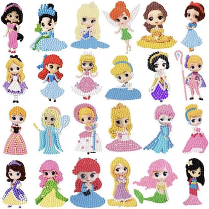 FONYANE Diamond Art for Kids & Girls & Boys,Gem Art Animal Stickers Craft Kit for Kids Ages 4-6-8-10-12,Arts & Crafts for Boys Girls Birthday Party Gift Toy