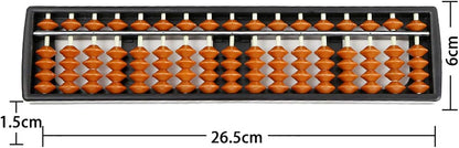 Weiye Plastic Abacus Arithmetic Soroban Kid's Calculating Tool 13/17 Digits