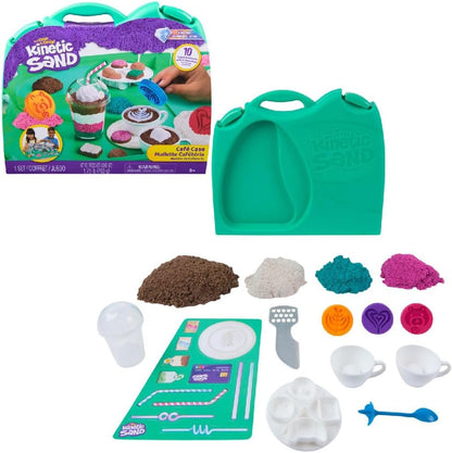 Kinetic Sand Scents, Ice Cream Treats Playset with 3 Colors Scented Play Sand & 6 Tools, Sensory Toys for Kids Ages 3 and up