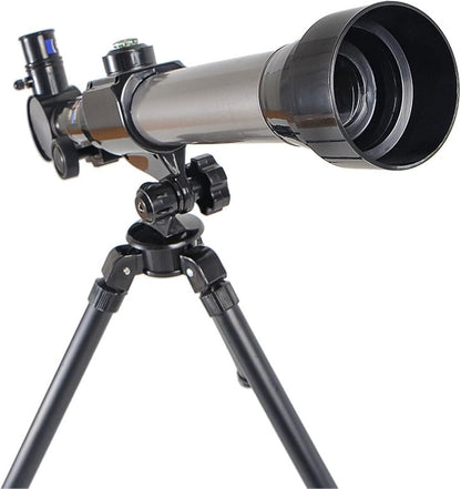 Telescope for Kids 8-12 - Beginner Astronomy Spyglass Telescopic Wish Compass,20x 30x 40x Magnification, Portable for Travel, Gift&Toy for Girls Boys Christmas