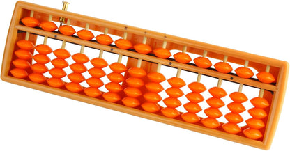 Larcele Bead Arithmetic Counting Abacus with Reset Button,13 Column SP-02 (Black 2)