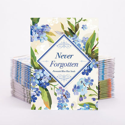 Grateful Memories Dove with Bird and Butterfly Mix Seed Favor Packets - Gardening Gifts - Wild Flower Seeds for Planting - Garden or Indoor Plant Flowers - Growing Plants in Memory