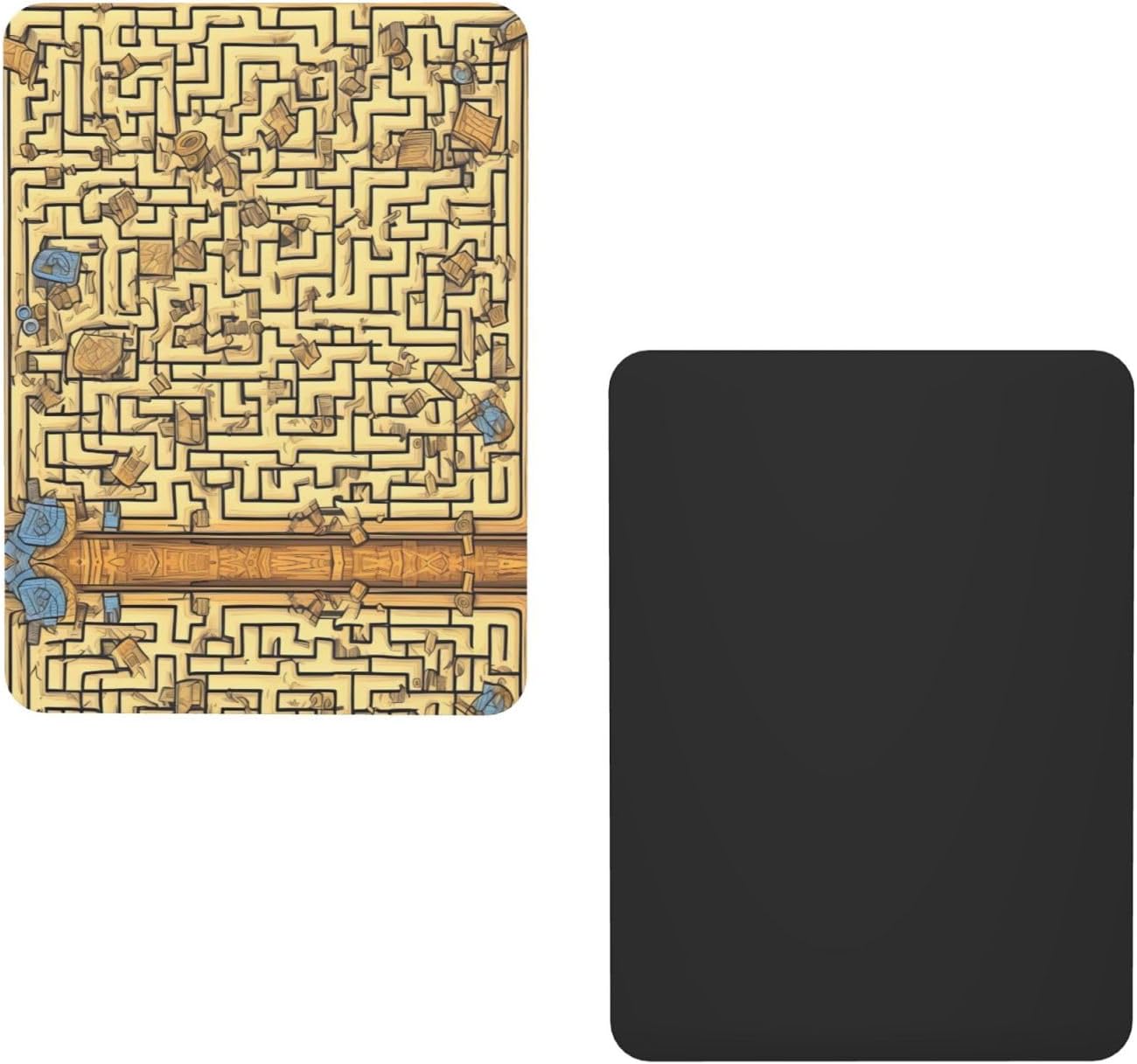 Treasure Maze Prints Soft Magnetic Refrigerator Magnets, Non Slip, Stylish Decoration, Suitable for Storage Cabinets and Message Boards.