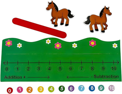 Fun Express Number Line Educational Craft Kit - Makes 12