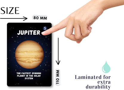 Solar System Flash Cards Educational Teaching Science Children Kids, Planets Solar System Cards, Fun Facts