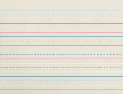 School Smart Zaner-Bloser Writing Paper, Handwriting Practice Lined Paper, Grade 2 to 3 Learning, 1/2 Inch Rule, 10-1/2 x 8 Inches, 500 Sheets