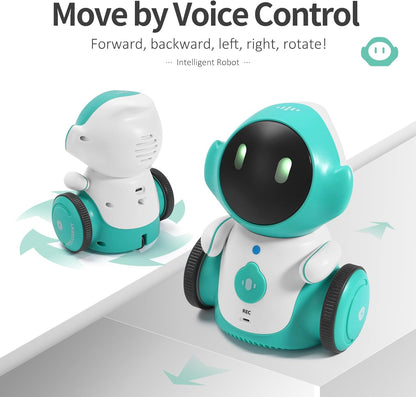 GILOBABY Interactive Robot for Kids Ages 3-8 – Rechargeable with Voice Control & Playback Mode – Educational Toy that Sings, Dances and Touch Control (Blue)