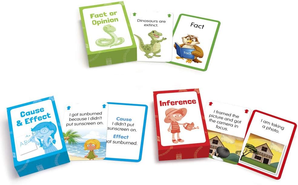 Junior Learning JL217 Comprehension Flashcards Medium