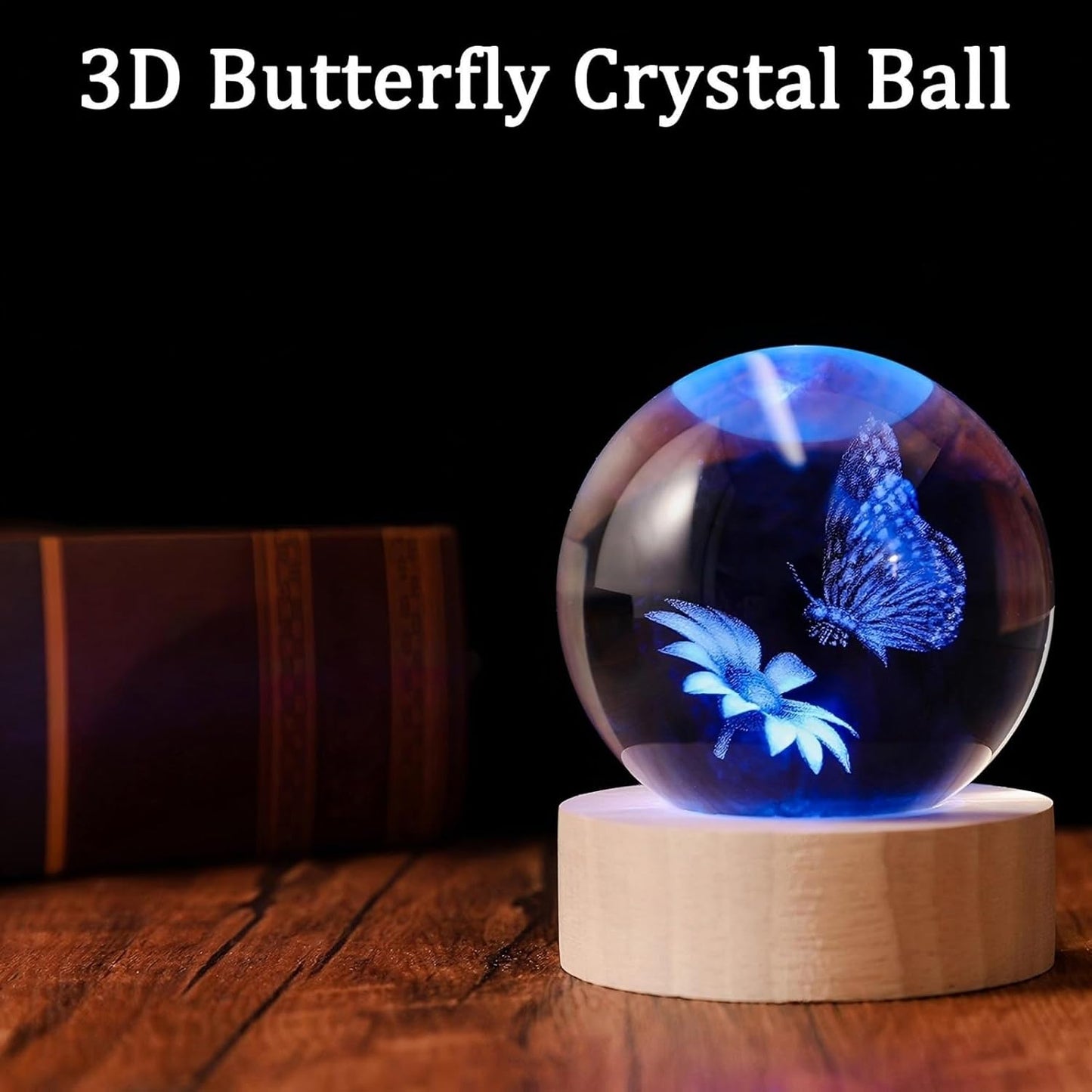 3D Solar System 60mm Crystal Ball Astronomy Universe Gifts 3D Solar System Planets Model Science Space Themed Physics Gifts Night Light lamp for Kids Men Him Science Teacher