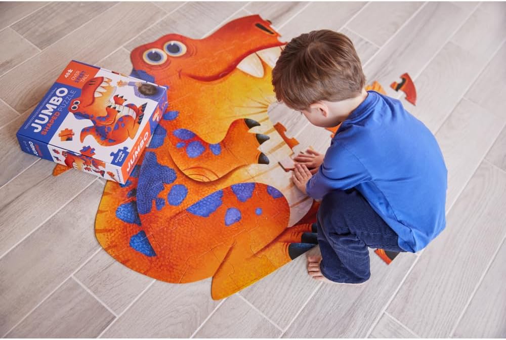 Crocodile Creek Above + Below 48-Piece Jigsaw Floor Puzzle - Fun Floor Puzzles for Kids Ages 4-8, Jumbo Unicorn