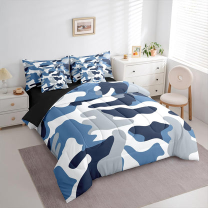 Erosebridal Chemistry Comforter Set with Sheets Full Size Periodic Table of Elements Bed in A Bag 7 Piece Science Chemistry Lovers Bedding Set for Kids Boys Children Bedroom Modern Black Bed Sets