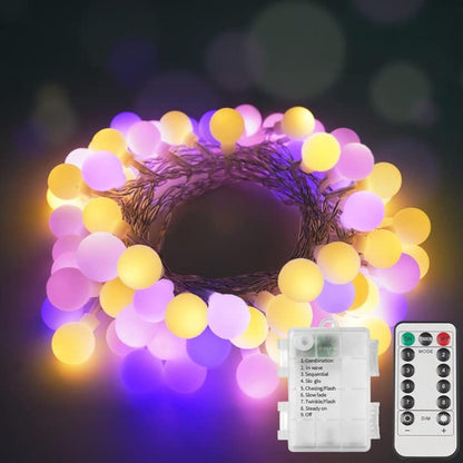 suddus String Lights for Bedroom, 66ft 200 Led Connectable Globe String Lights Indoor, Hanging Fairy Lights Plug in with Remote for Kids Room Dorm Classroom Outdoor Christmas Tree Decor, Warm White