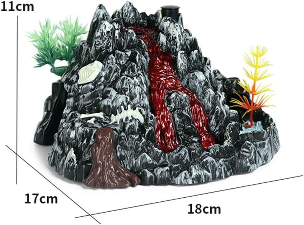 Electric Volcano Eruption Science Kit with Dinosaurs - STEM Toy for Kids Ages 6+