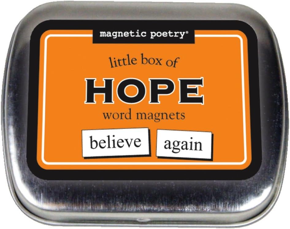 Magnetic Poetry - Little Box of Happiness Kit - Words for Refrigerator - Write Poems and Letters on The Fridge - Made in The USA