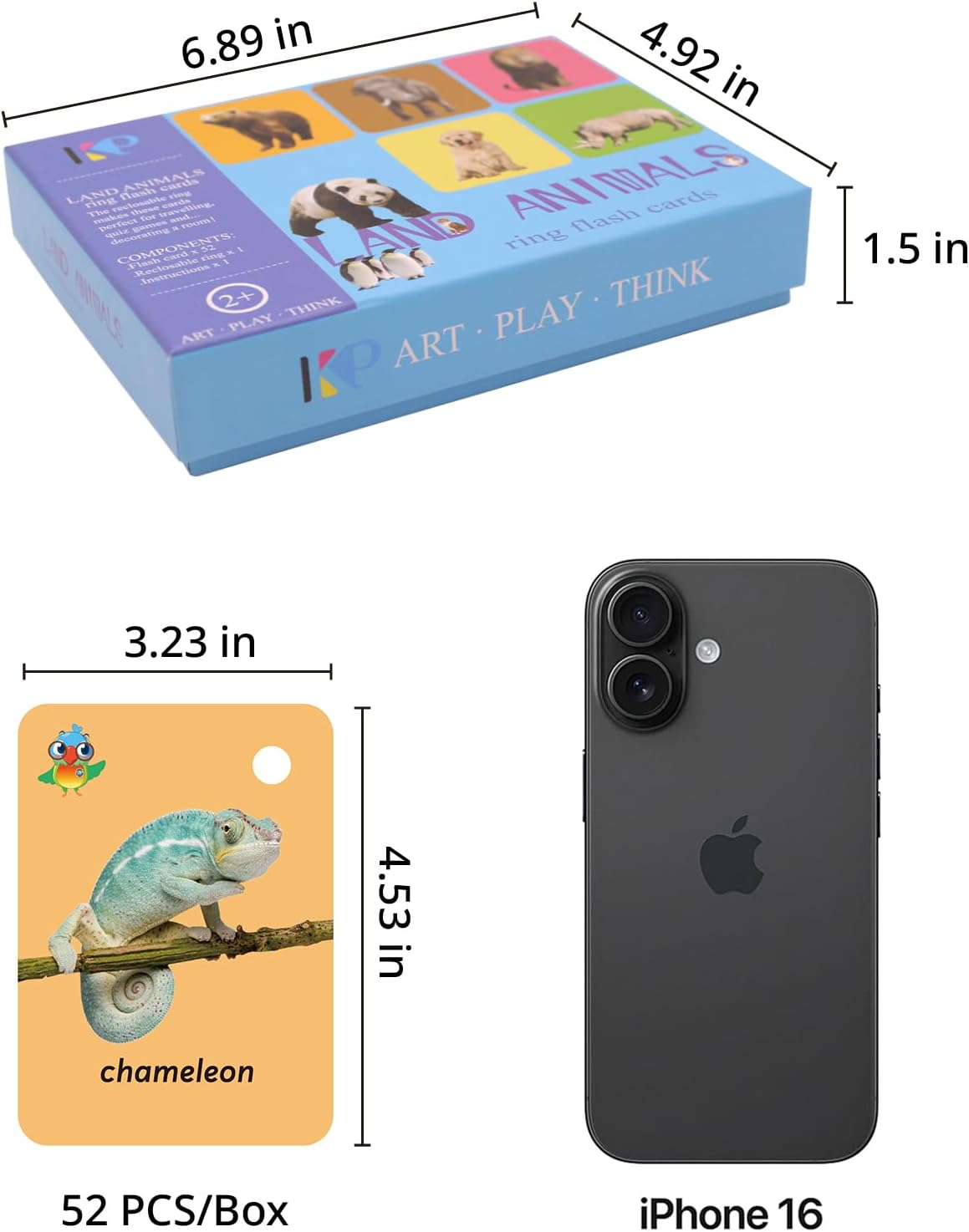 Toddler Number Flash Cards,No.123 Sight Words with Pictures Preschool Kids Flash Cards 28 Pcs with Ring(Number)