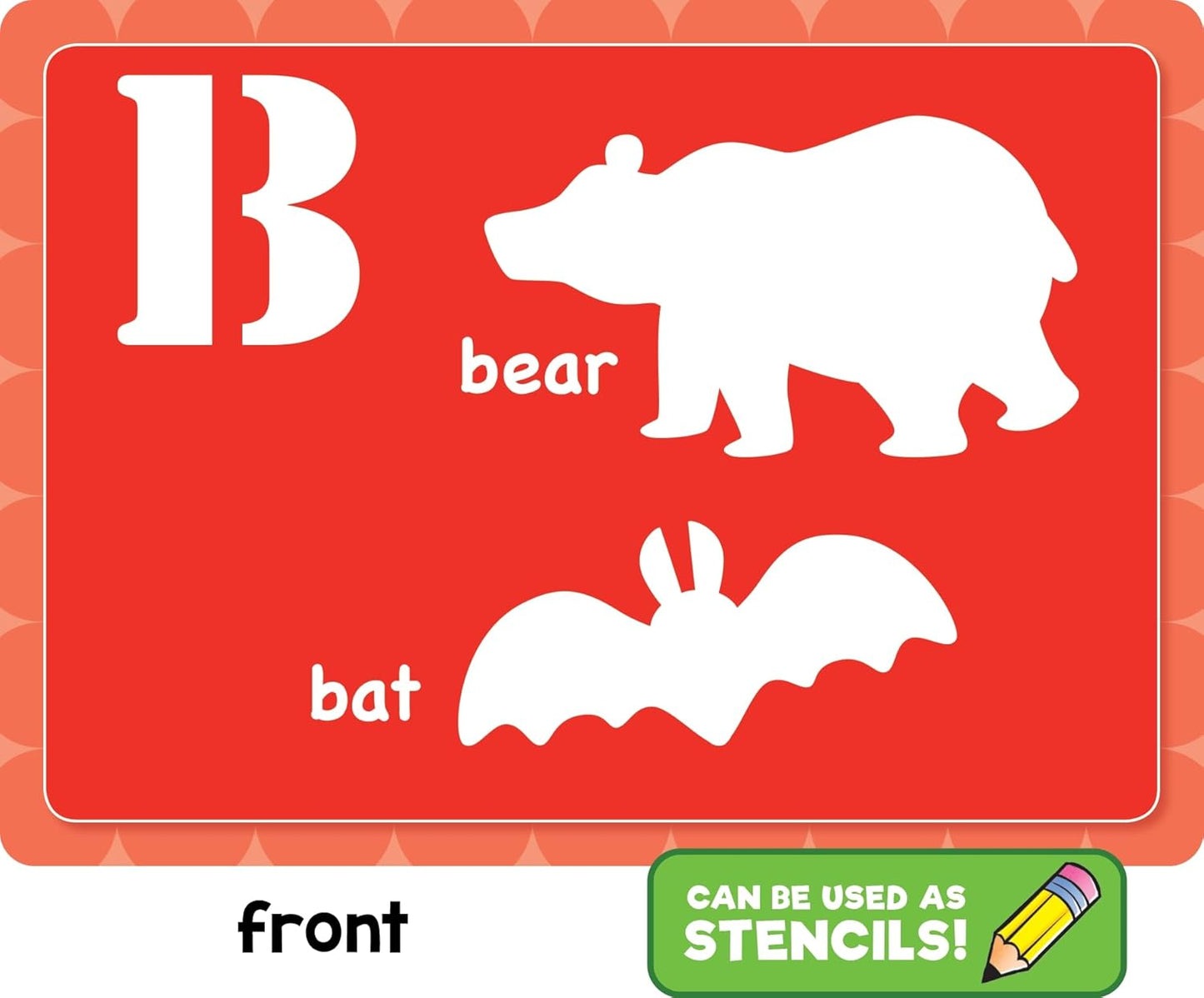 School Zone Bedtime Alphabet Light-Up Learning Cards: 32 Interactive Flash Cards, Preschool, Kindergarten, Letter & Word Recognition, Shadow Play, Mini Flashlight Included