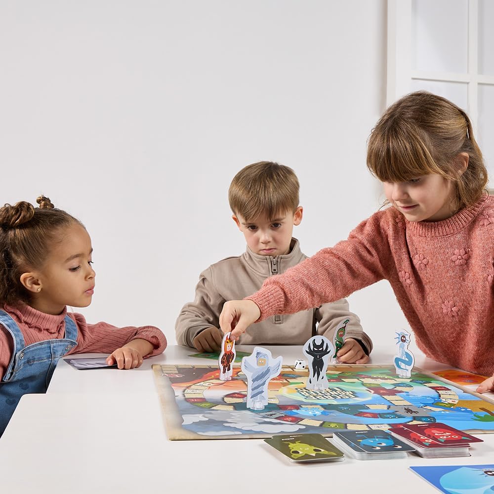 Miniland Board Game for Kids +5, Develops Fine Motor Skills, Come with Wooden Bugs, Tweezers and Game Boards, Children Memory and Pincer Grasp | Catch The Bug