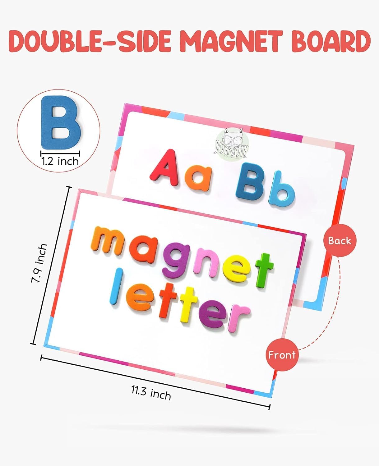 Classroom Magnetic Letters Kit Colorful 234 Pcs with Double - Side Magnet Board - Foam Alphabet Letters for Preschool Kids Toddler Spelling and Learning - Fridge Magnets ABC Education Toys