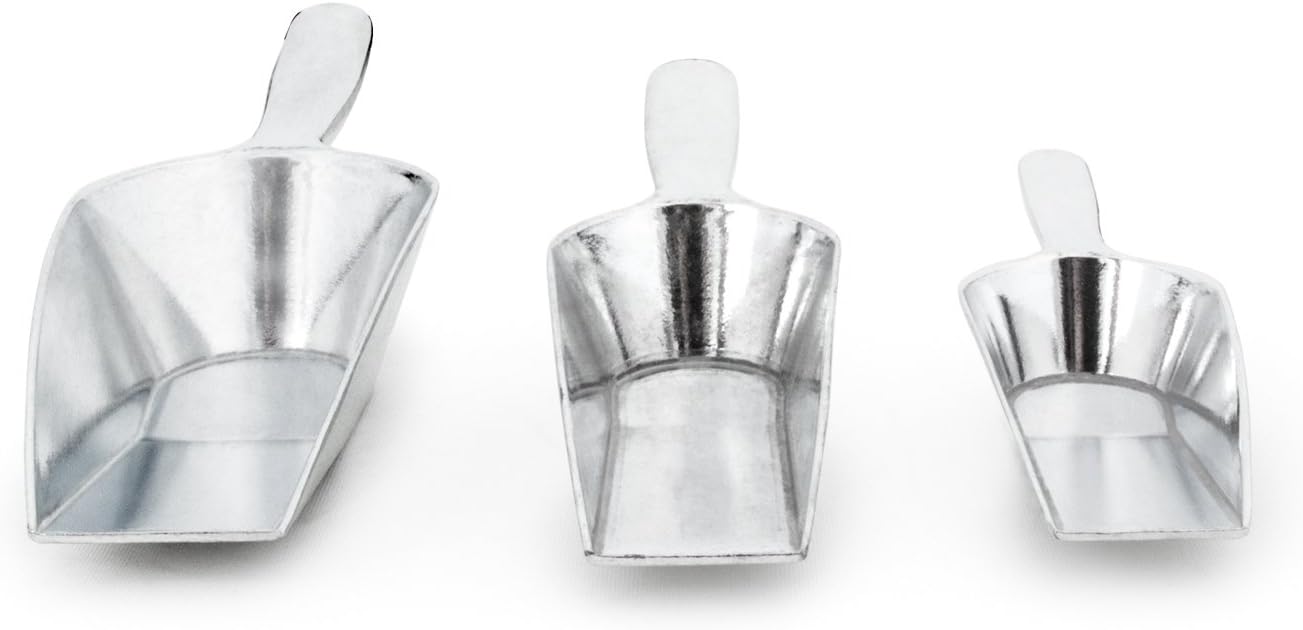 Fox Run Brands 5850 Aluminum Ice Scoop, 5oz, Silver