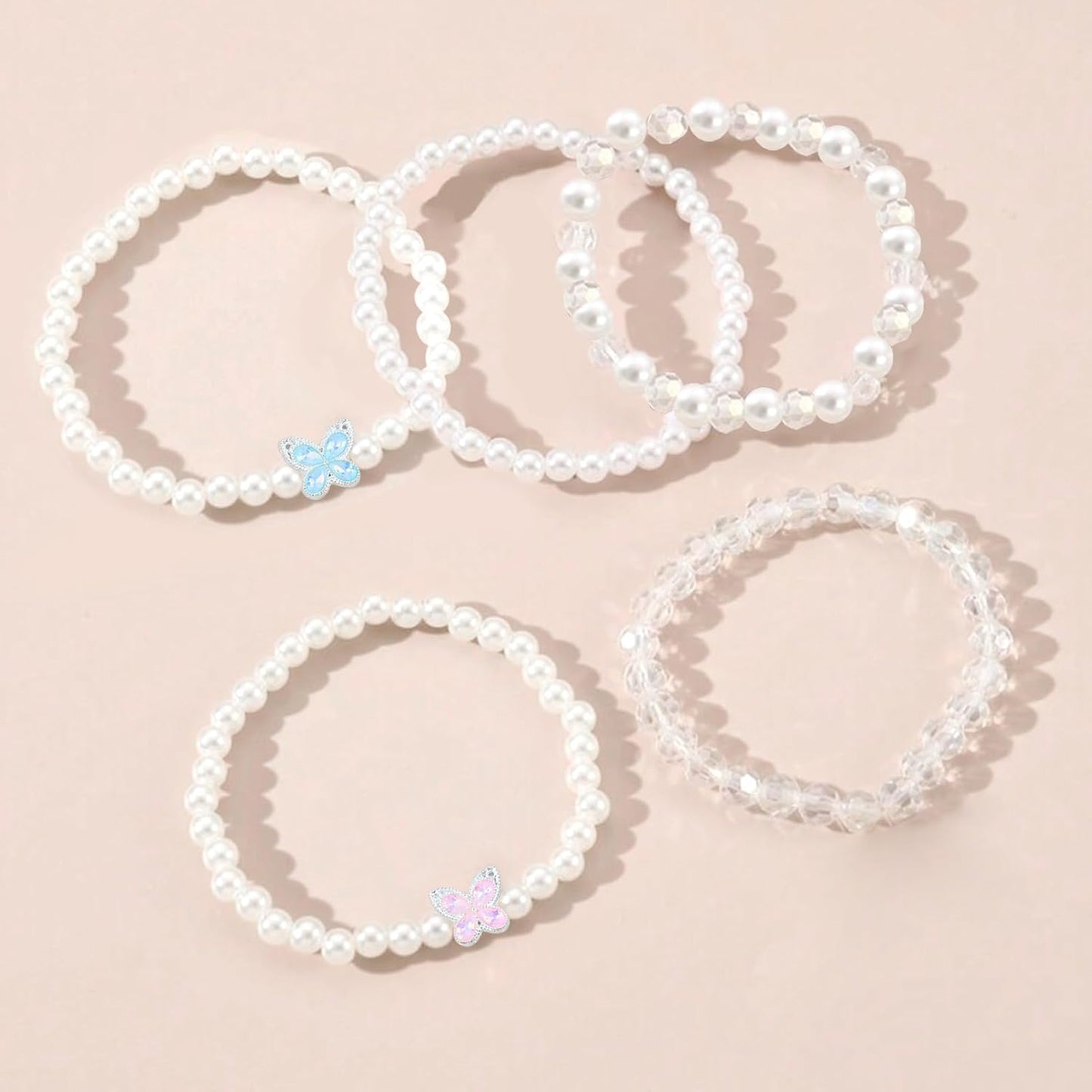 Hpebl 2136PCS Beads for Bracelets Pearl Bracelet Making Kit Friendship Bracelet Kits Bracelet Bead Kits Small Pearl Bead and Gold Beads Beading Kit for Bracelets Jewelry Making Kit