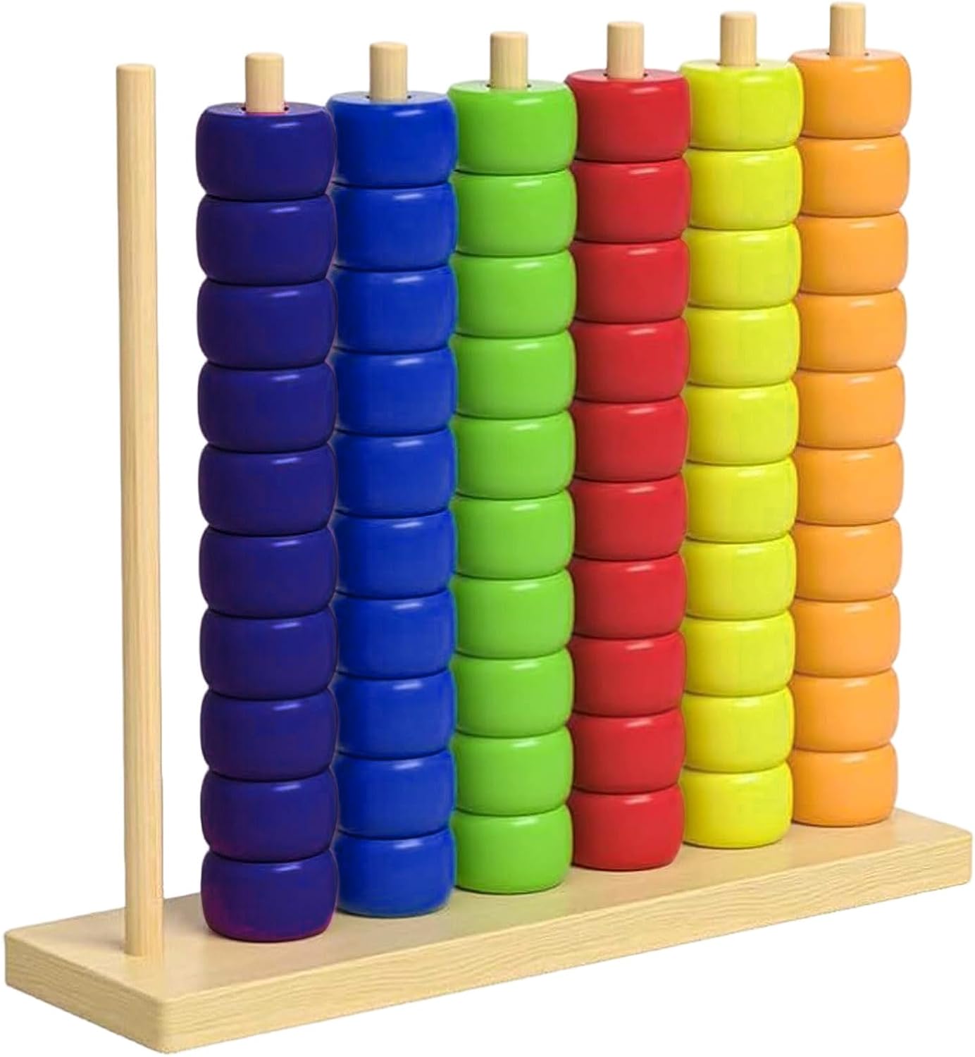 2026 Trendy Color Matching Stacking Puzzle Game - Fast Pattern Challenge Ring Stack Puzzle for 2 Players - Competitive Tabletop Brain Teaser for Family Game Night (1 Pack)