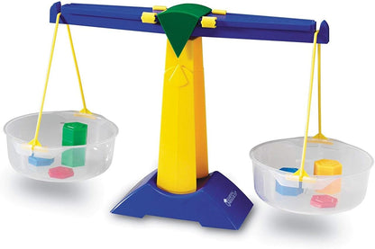 Learning Resources Pan Balance Jr - Ages 5+ Science Class Experiments, Measurement Tool, Balance for Kids
