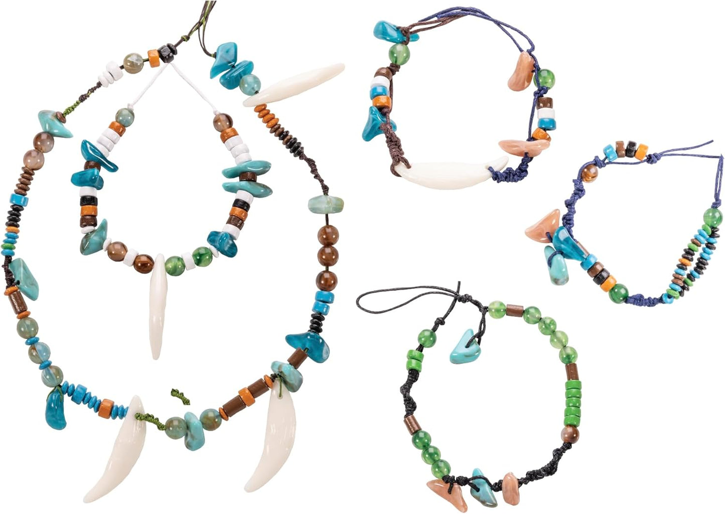 Cra-Z-Art Avatar Na’vi Jewelry Making Kit, Make Your Own Bracelets, Necklaces & Songcord, Beads, Charms, Threads & Paints, Creative Craft Kit for Kids Ages 6+
