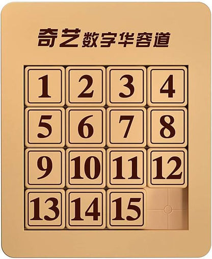 LiangCuber QY Toys 48 Klotski Puzzle Magnetic Sliding Number Puzzle ABS 7x7 Klotski Brain Teasers Toy Tangram Jigsaw Intelligence