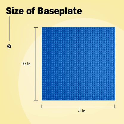 Classic Baseplates Building Plates-10" x 10" Building Boards,100% Compatible with All Major Brands and Activity Table, Creative Platforms Mats for Toy Bricks (Sand, 8 Pack)