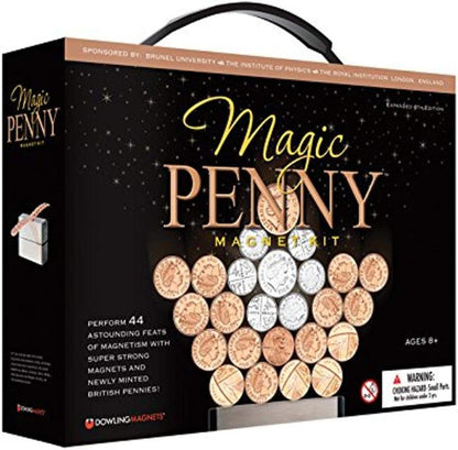 Dowling Magnets Magic Penny Magnet Kit - STEM Toy Gift for Kids 8, 9, 10, 11, 12+ Years Old - Perfect Educational Gift for Boys and Girls - Hours of Unplugged Play