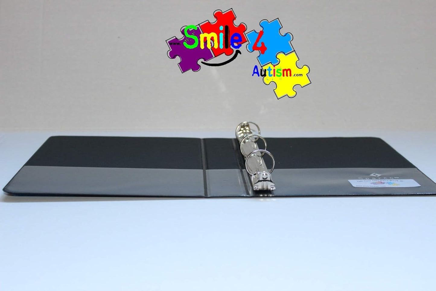 Smile4autism Large 2.5x10 ¼” Tools Perfect to Keep Your Loose Visual Picture Cards Organized. Autism, ABA, ADHD, Language & Apraxia Aspergers