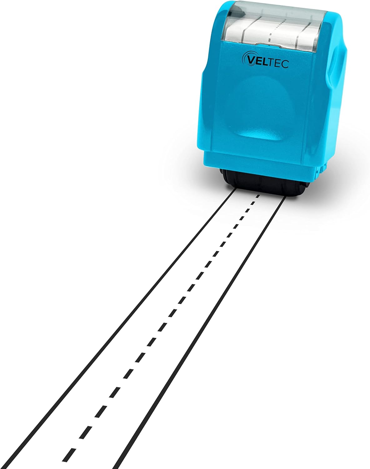 Veltec Dashed Handwriting Lines Practice Roller Stamp for Kids, Parents and Teachers (Black)
