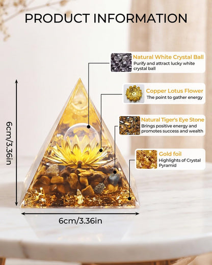 Crystals and Healing Stones, 9 Pcs Healing Crystals Set, 7 Chakra Crystal Stones Set Real Natural Selenite Pyramid Reiki Raw Rock Energy Protection Meditation with Wooden Box, Crystal Gifts for Women