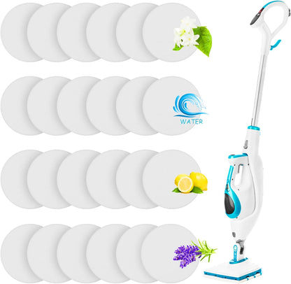 Maitys 24 Pcs Fragrance Discs Replacement Steam Mop Scent Practical Fragrance Compatible with Powerfresh and Symphony Series, Compatible with Model 1940, 1806 and 1132(Fresh Fragrances,24 Pcs)