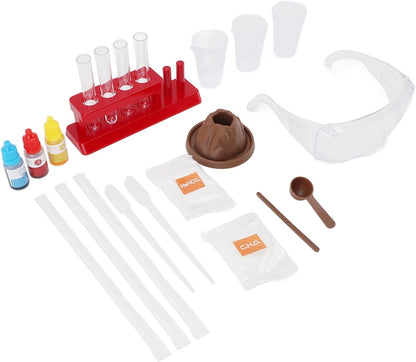 Erupting Volcano Science Kit for Kids, STEM Educational Project with Experiment Materials, Volcano Model & Guide for Boys & Girls Ages 8-12