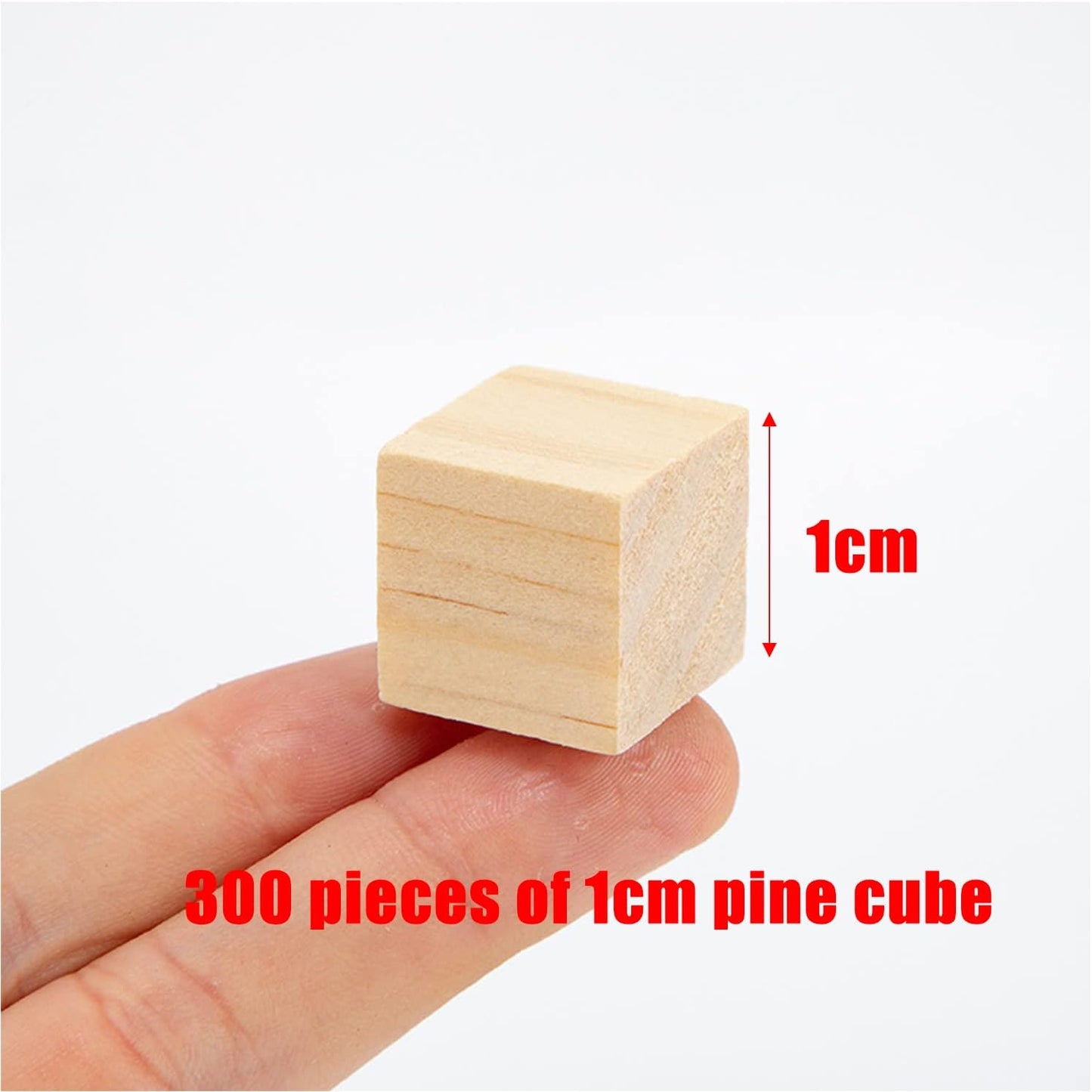 Wood Blocks for Crafts, Unfinished Wood Cubes, 2 Inch Natural Wooden Blocks, Pack of 8 Wood Square Blocks, Wooden Cubes for Arts and Crafts and DIY Projects
