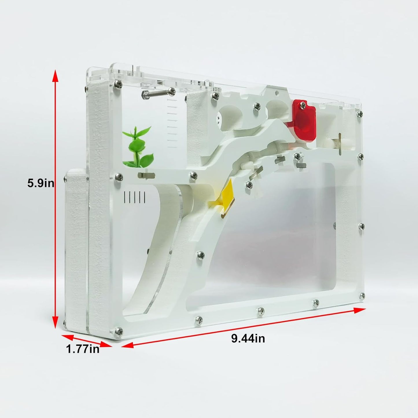 EXBEPE Sand Ant Farm Castle Ant Colony Ecosystem Science Educational Gift Live Ant Habitat to Study Insect Behavior