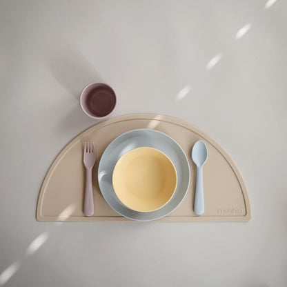 mushie Dinnerware Cups For Kids | Made in Denmark, Set of 2 (Ivory) - Colors A