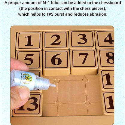 LiangCuber QY Toys 48 Klotski Puzzle Magnetic Sliding Number Puzzle ABS 7x7 Klotski Brain Teasers Toy Tangram Jigsaw Intelligence