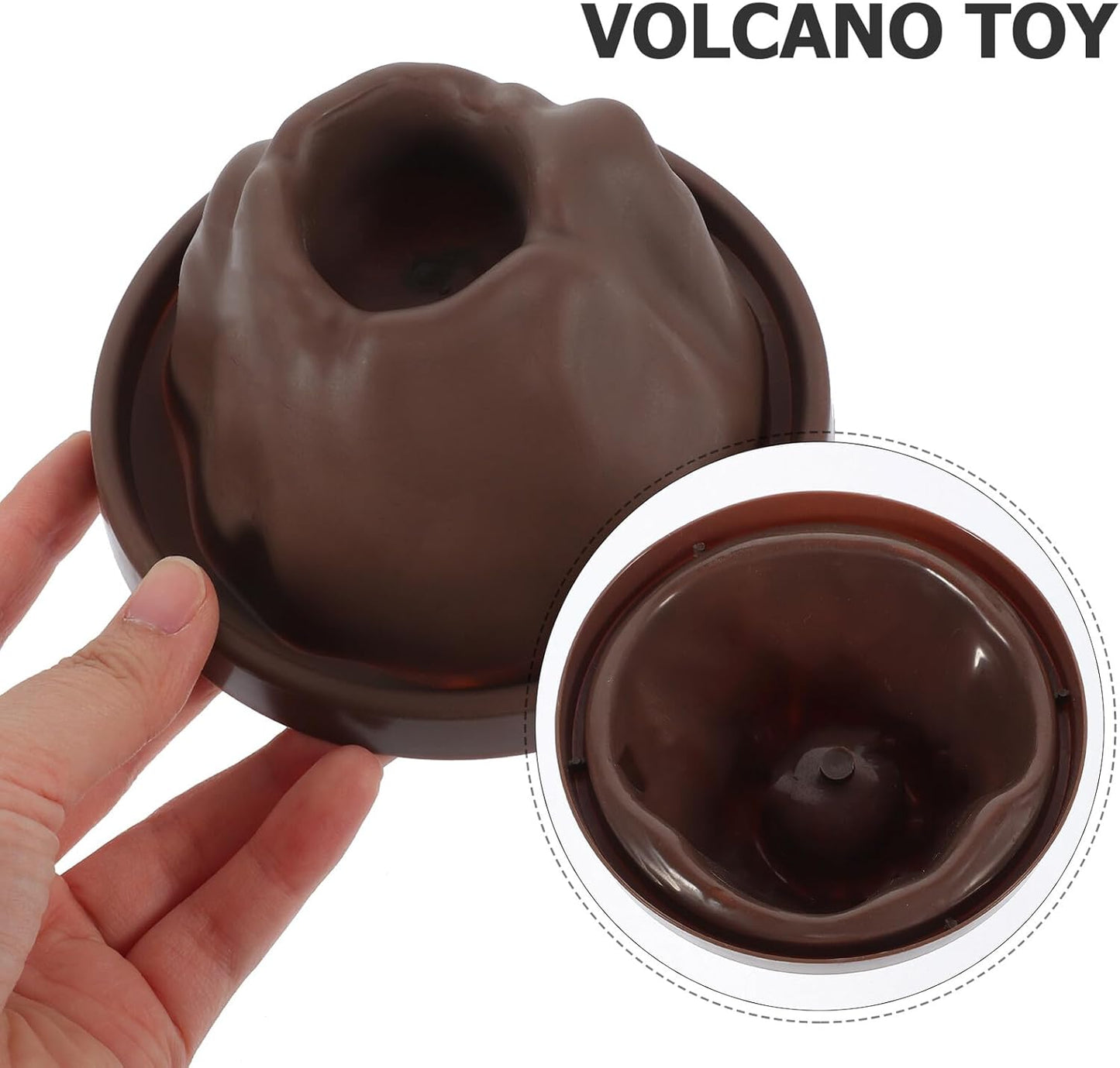 6pcs Small Volcano Model Kit Science Project DIY Volcano Building Props for Educational Exploration Safe Eruption Simulation