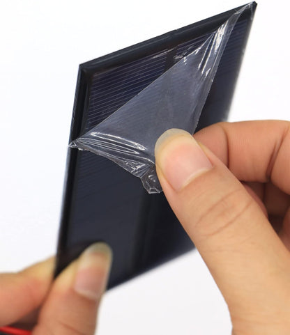 Micro Solar Panels with Wire, 5PCS 5V 200mA Photovoltaic Solar Cells Kit 110mmx60mm / 4.33''x 2.36''