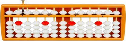Larcele Bead Arithmetic Counting Abacus with Reset Button,13 Column SP-02 (Black 2)