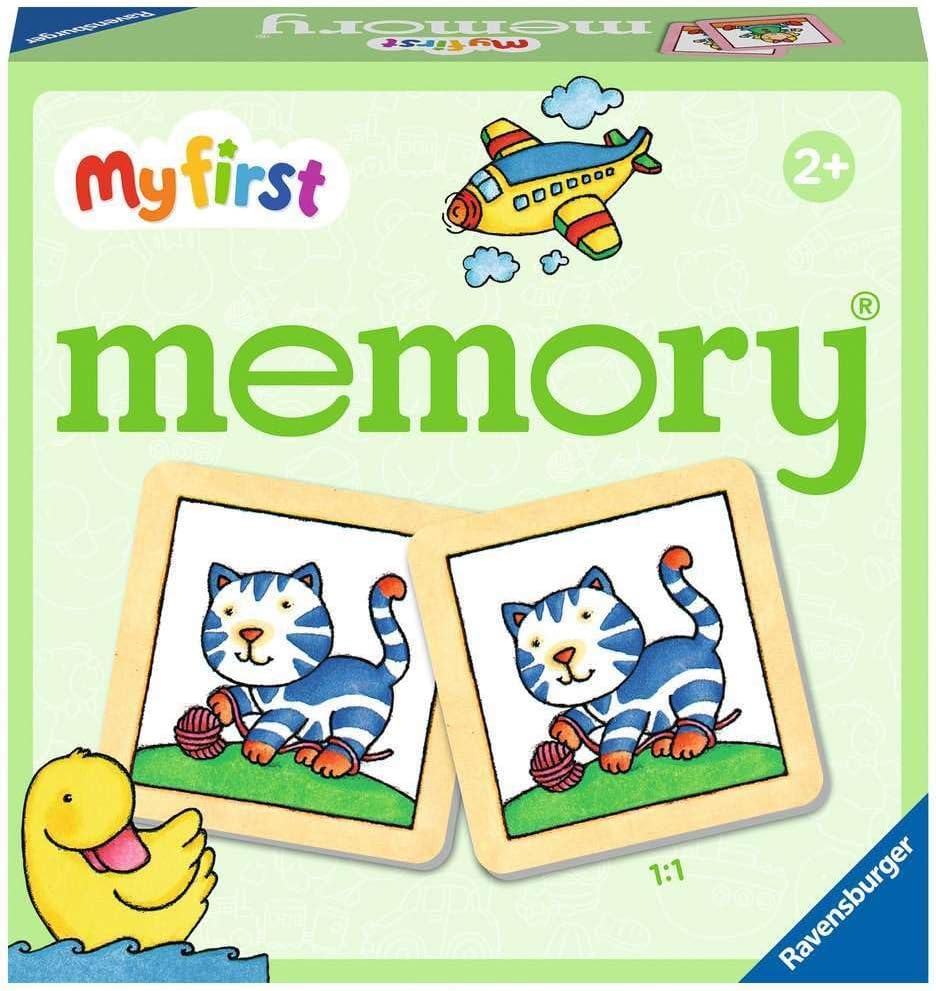 Ravensburger Favorite Things My First Memory® Game for Kids Ages 2 and Up – A Fun & Fast Picture Matching Game